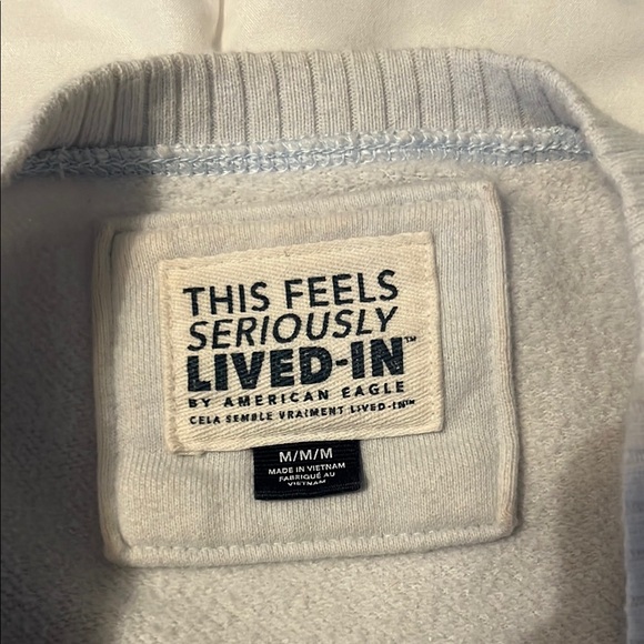 American Eagle Pink Graphic Sweatshirt - Picture 2 of 4